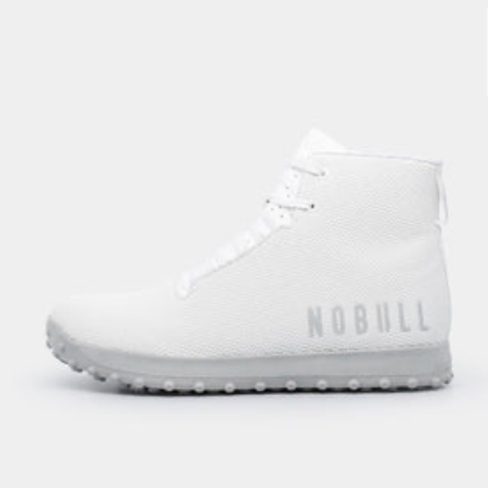 NOBULL Hightop turf trainer in arctic white